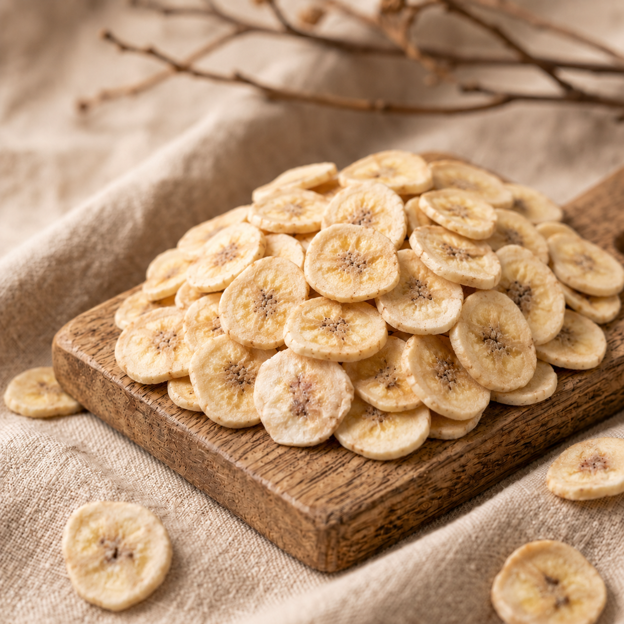 Banana Deshidratada sin Azúcar