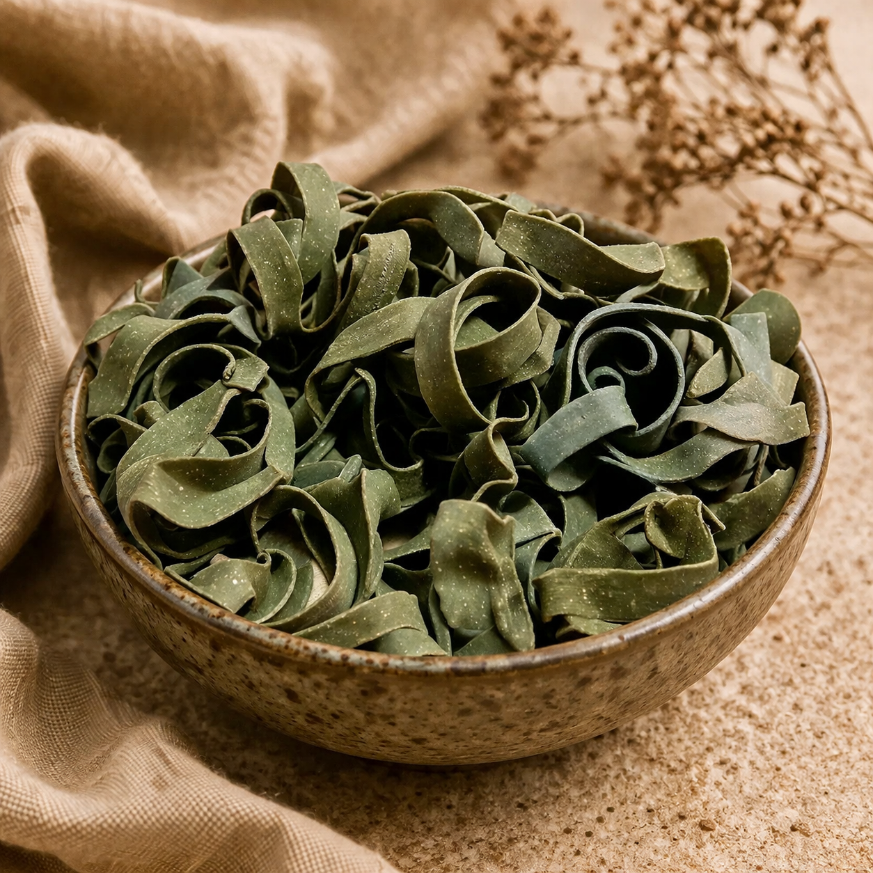 Cintas Con Huevo Y Espirulina (Ecológica)