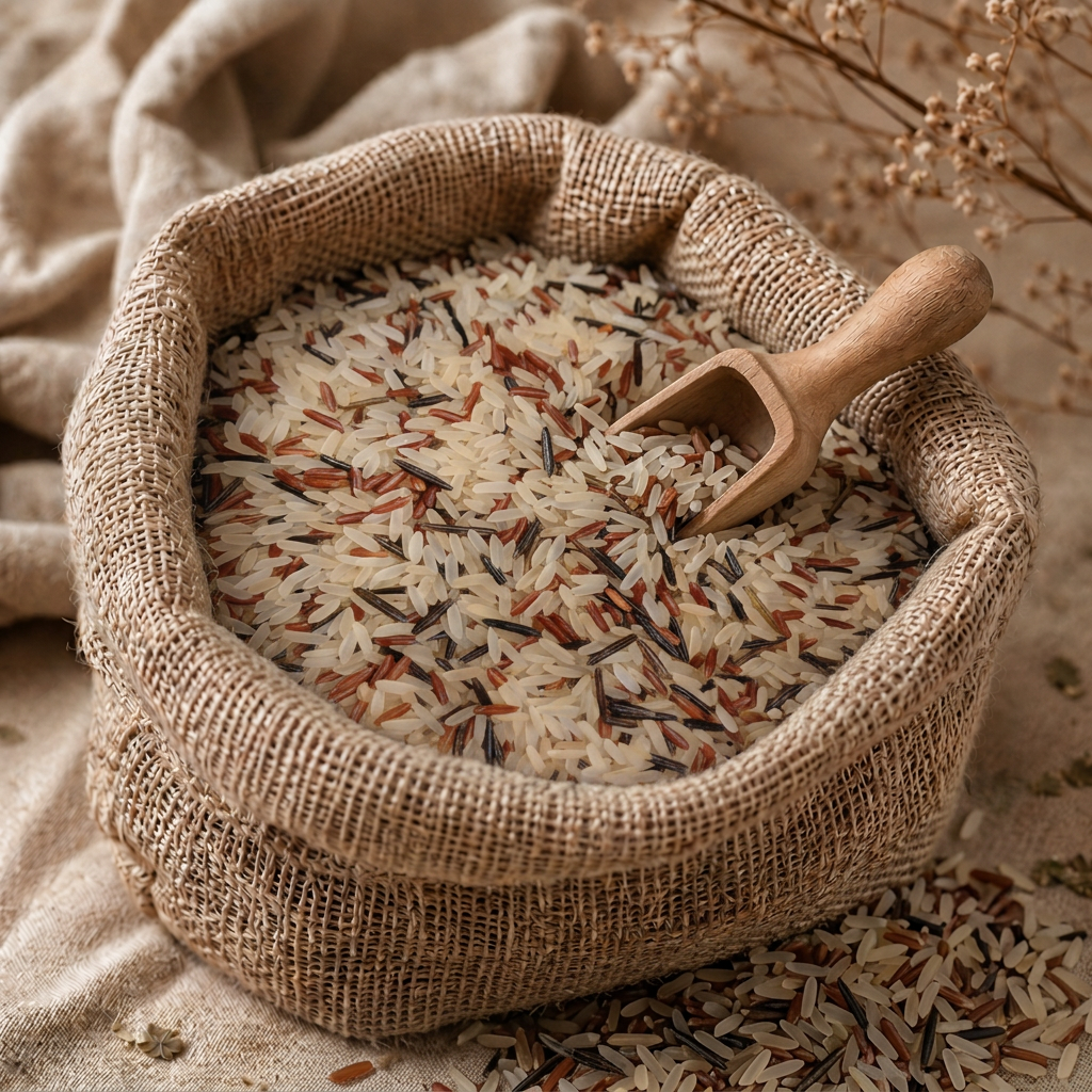 Arroz Tricolor (Rojo, Salvaje y Vaporizado)
