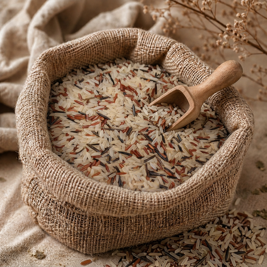 Arroz Tricolor (Rojo, Salvaje y Vaporizado)