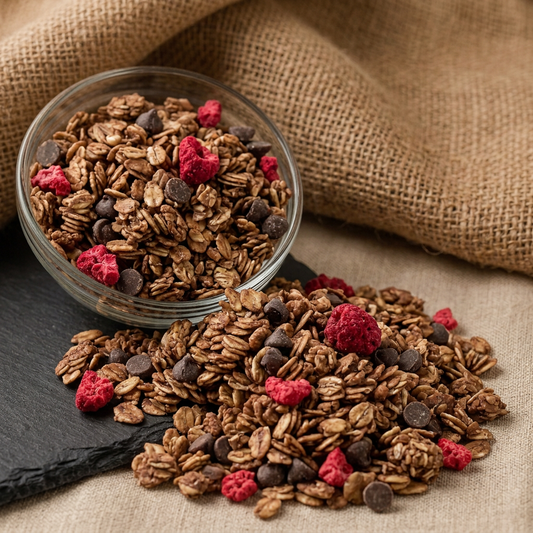 Muesli Chocolate y Frambuesa (Ecológico)